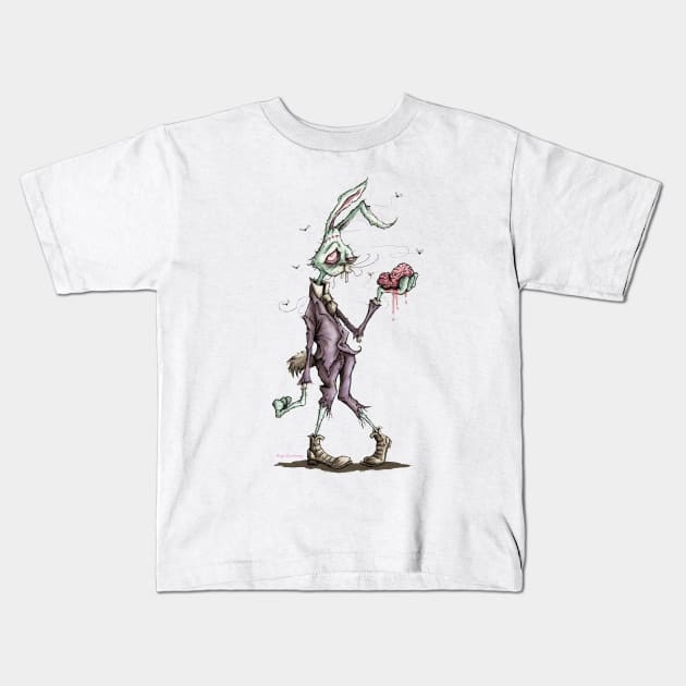 Bugs Zombunny Kids T-Shirt by PickledCircus